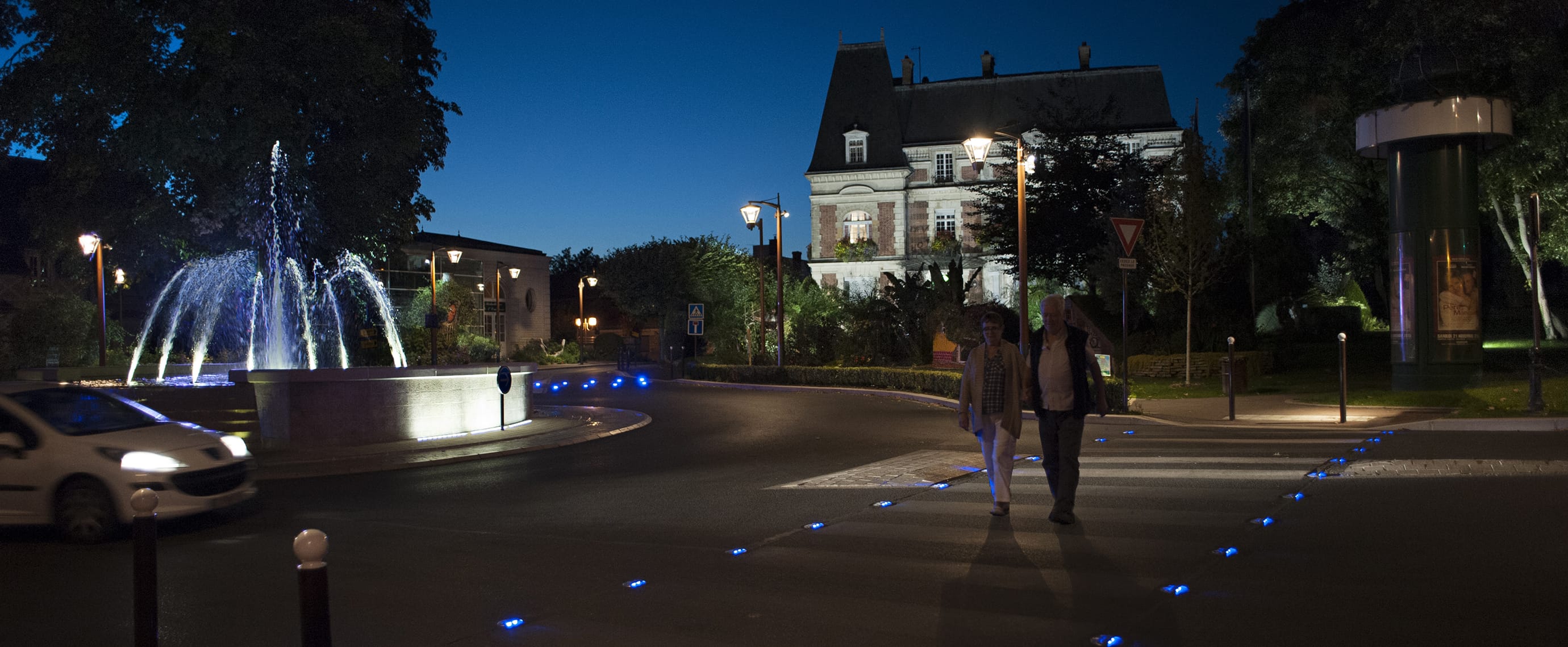 Passage piéton balise LED routière de sécurité ECO-848 Eco-Innov