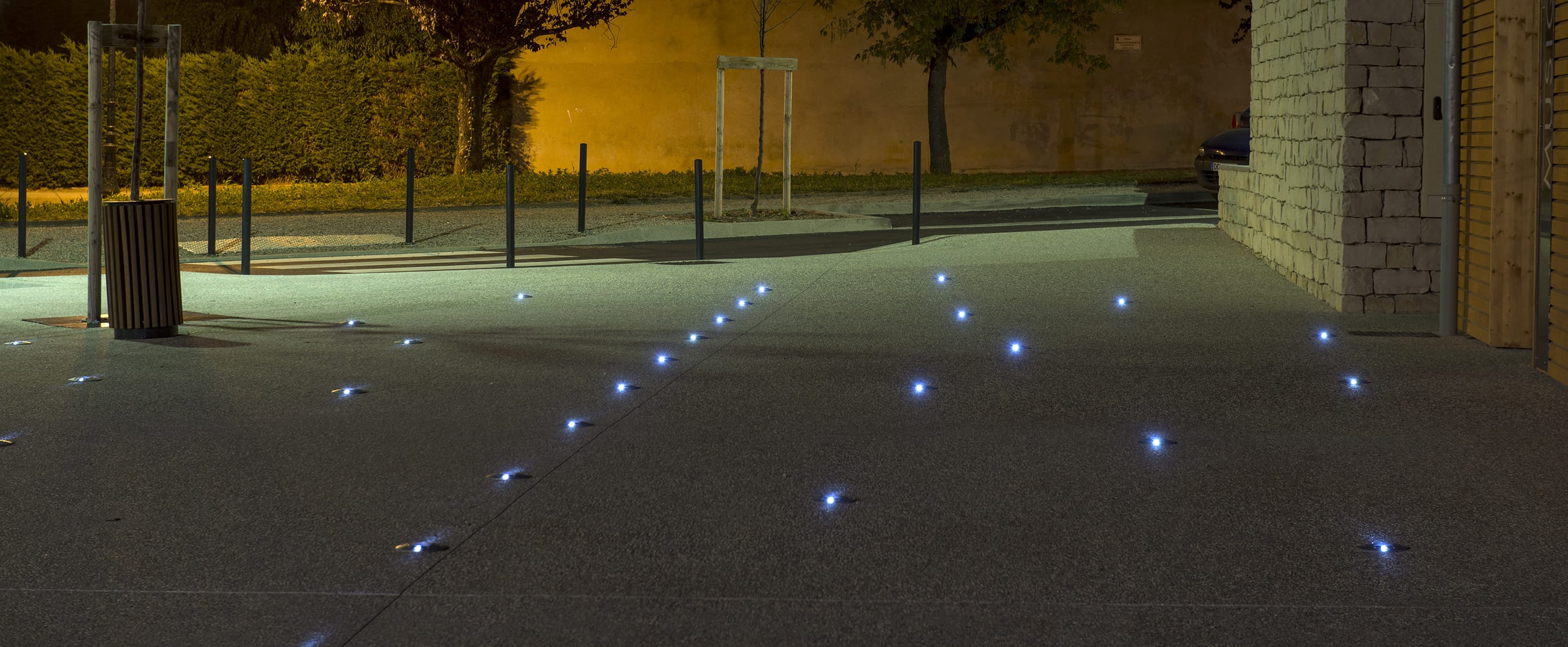 Plot solaire piéton sur promenade balisage LED ECO-143 Eco-Innov