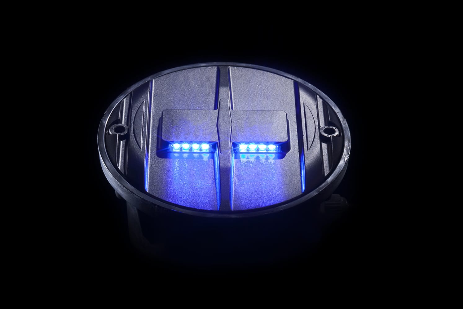 Plot LED pour route, plateaux surélevés, passage-piéton ECO-848 bleu