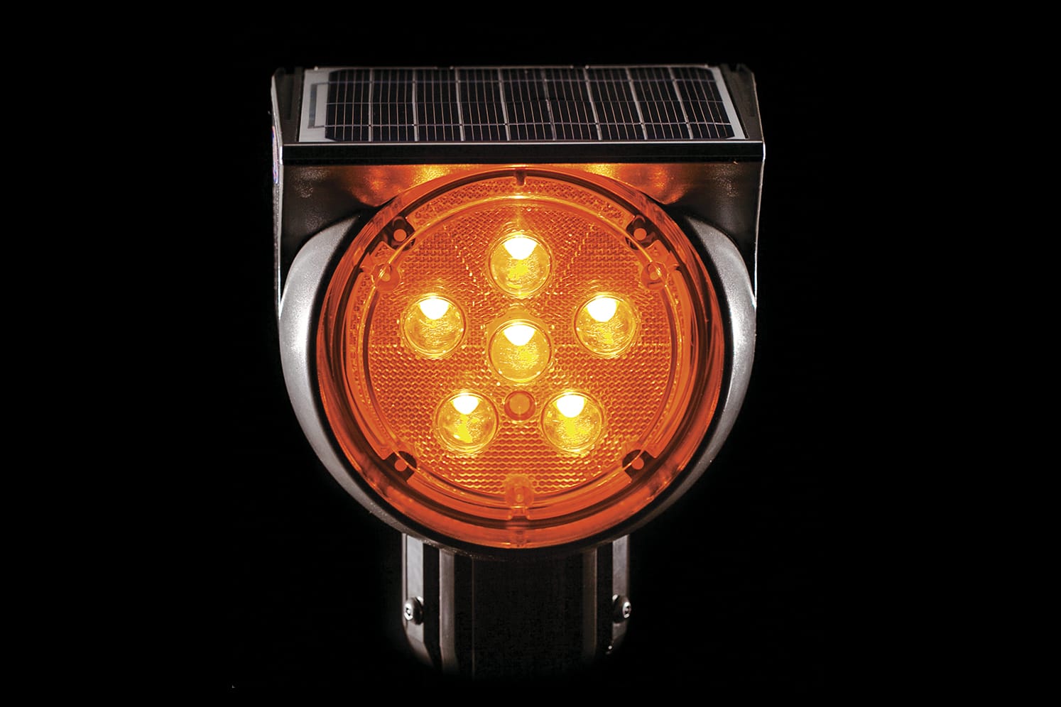 Feu signalisation solaire clignotant pour route ECO-512