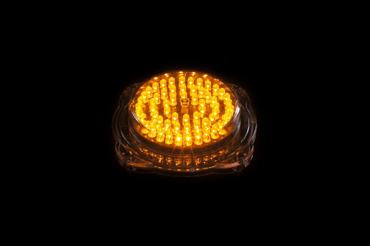 Signalisation LED verticale balise basse tension ECO-802 60 LED ambre