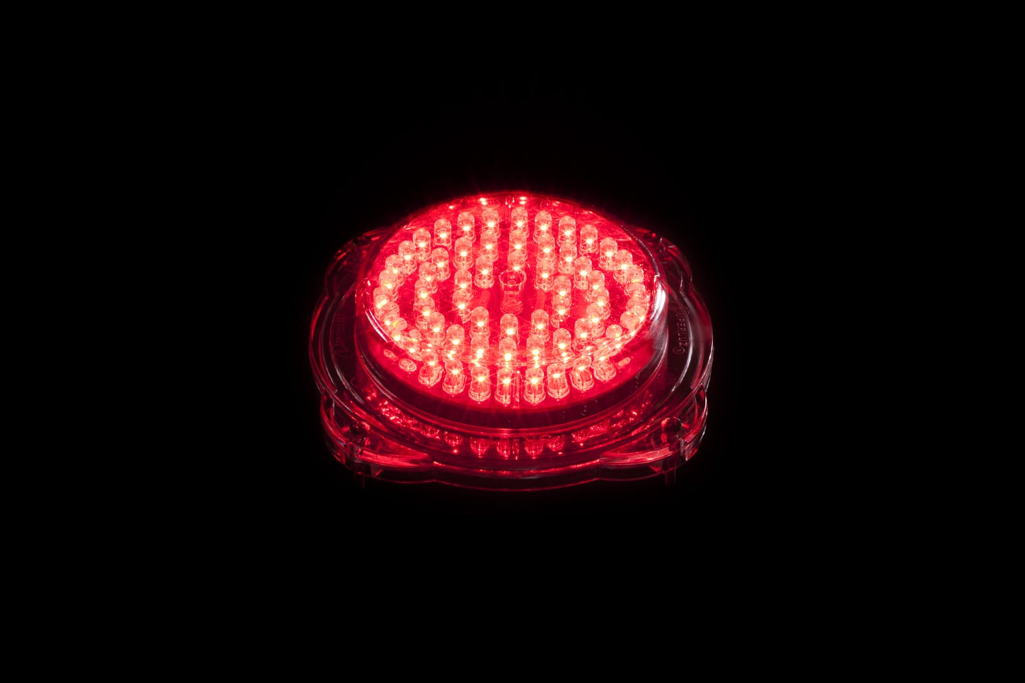 Signalisation LED verticale balise basse tension ECO-802 60 LED rouge