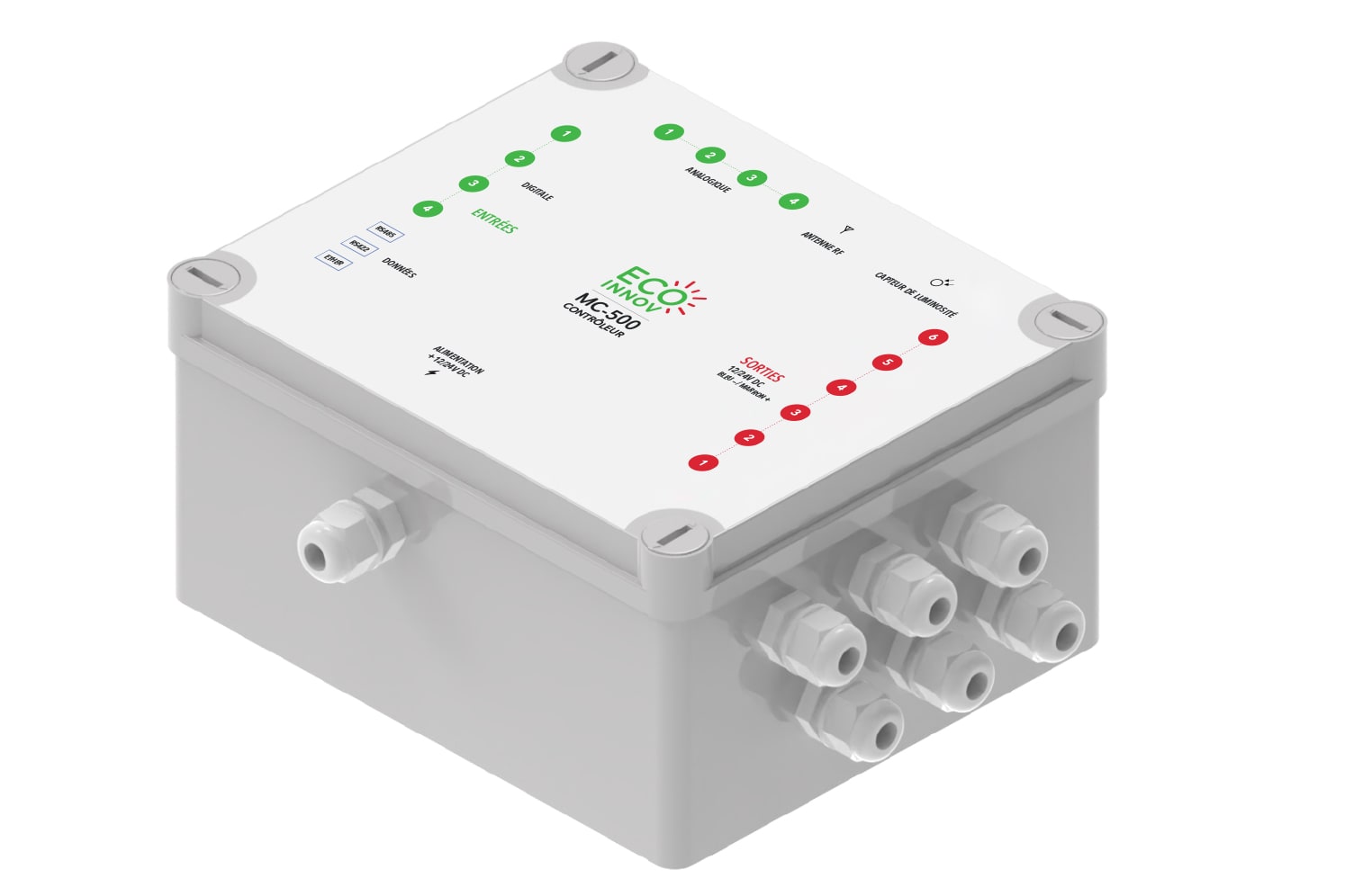 Contrôleur LED plots signalisation très basse tension Eco-Innov MC-500