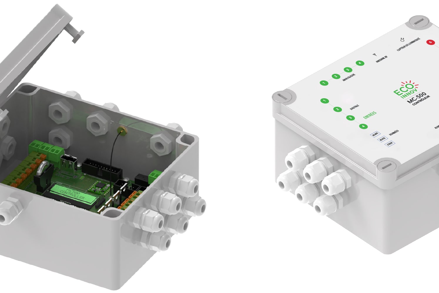 Contrôleur LED plots signalisation très basse tension Eco-Innov MC-500