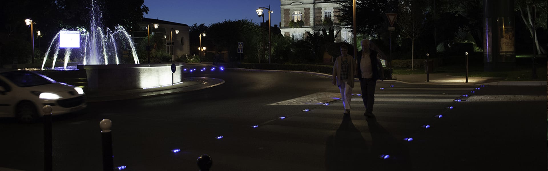 Pedestrian crossing safety - LED beaconing