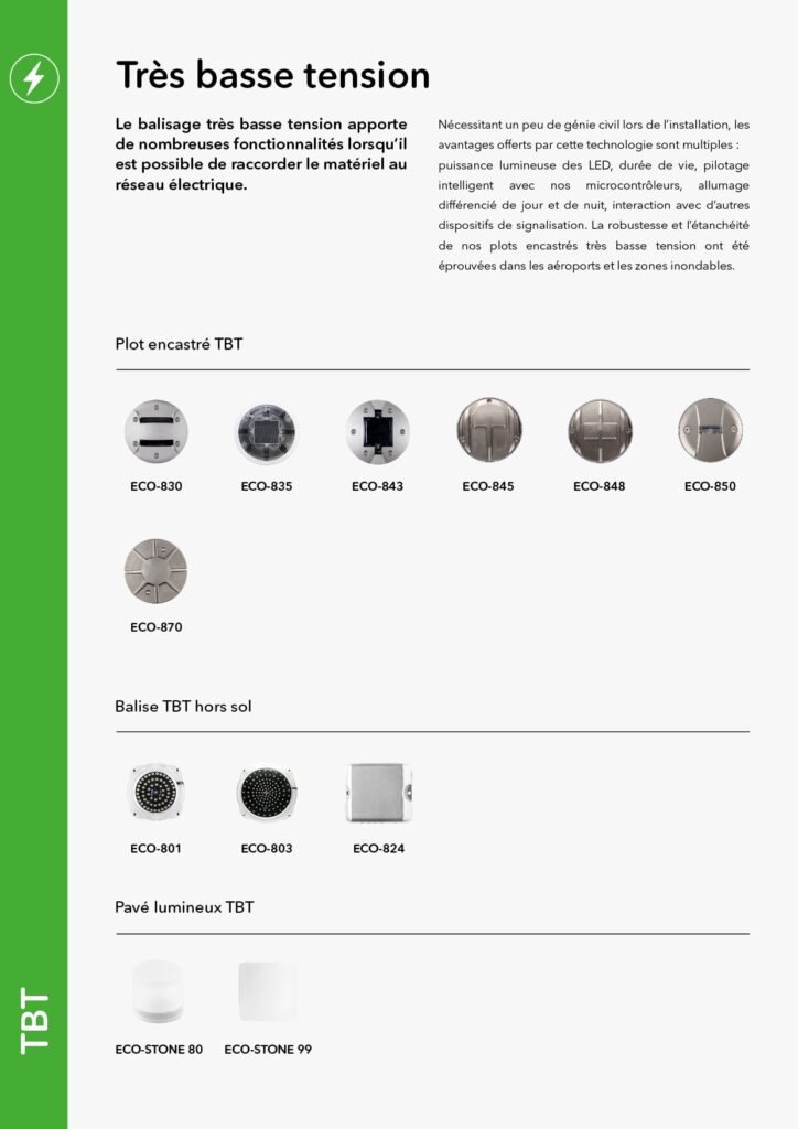 Eco-Innov : Balisage lumineux de sécurité. Explorez notre large gamme de produits personnalisables pour une configuration sur mesure.