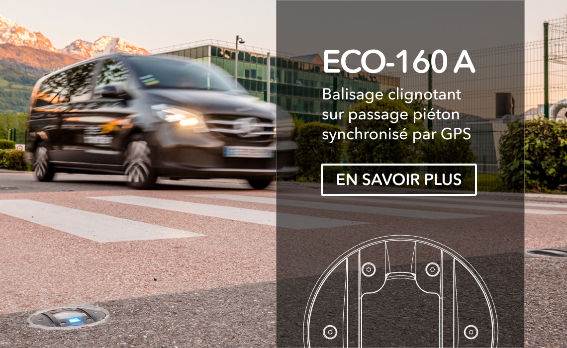 Plot routier solaire passage piéton - Eco-Innov ECO-160