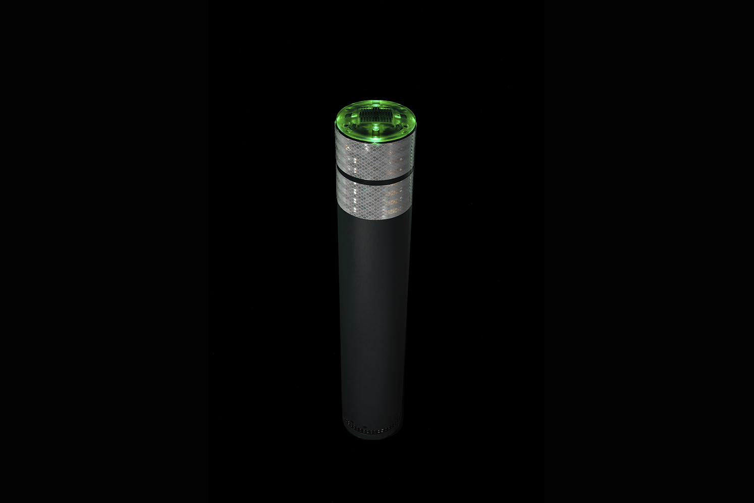 Flexible solar bollard with LED lighting head Green ECO-CITY35 Eco-Innov