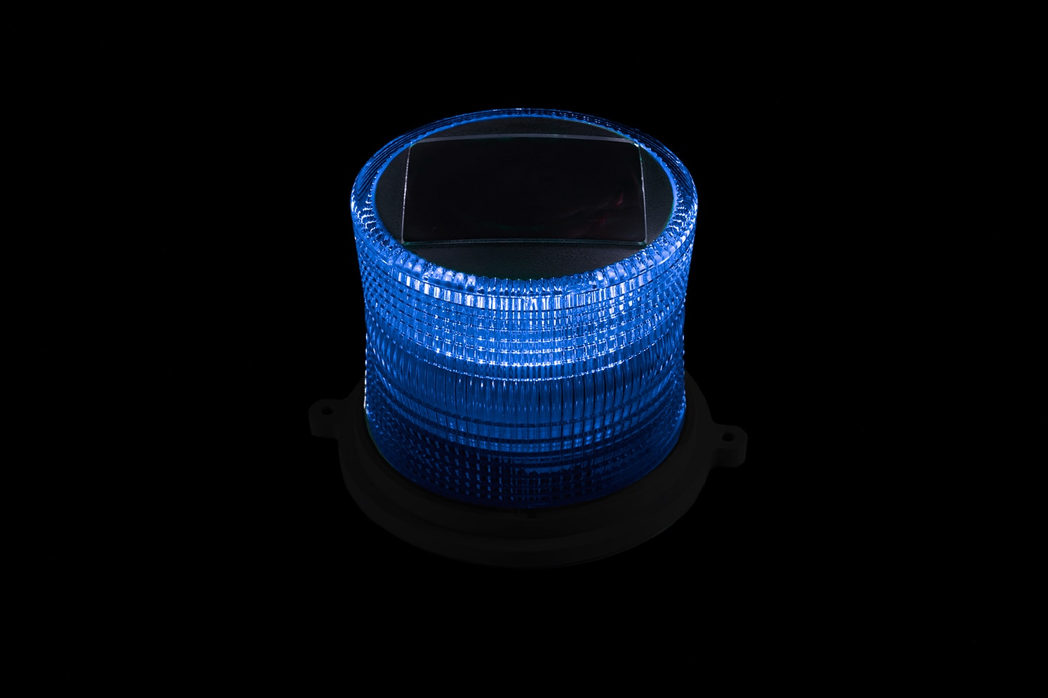 Balise LED solaire décorative sur mât - Bleu ECO-MAR Eco-Innov