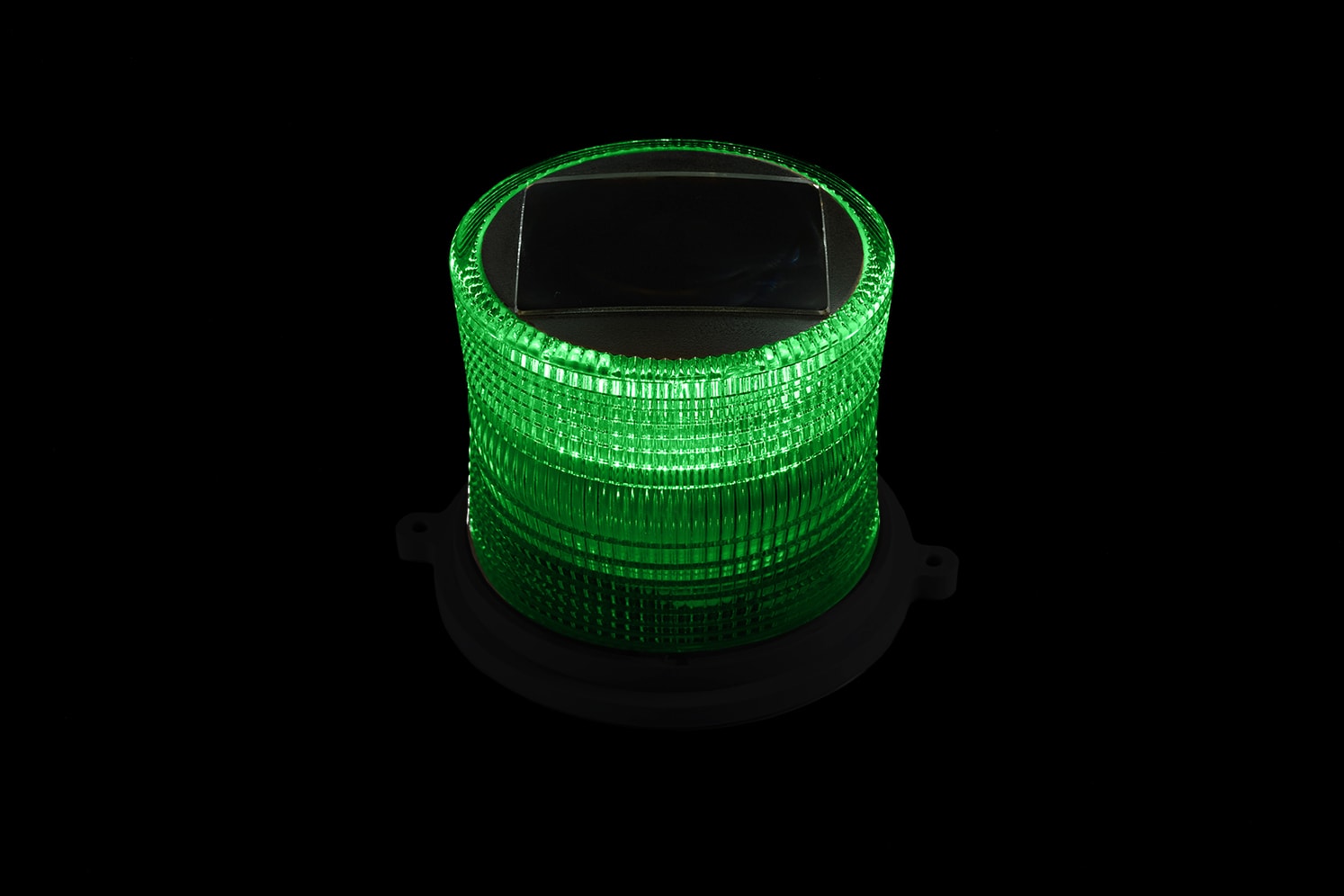 Balise LED solaire décorative sur mât - Vert ECO-MAR Eco-Innov