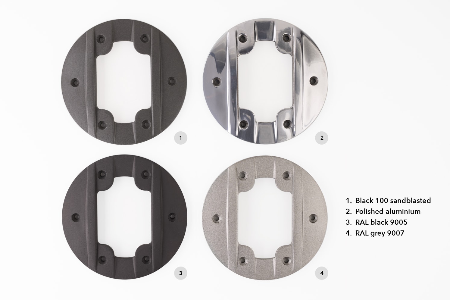 Covers for GPS solar road stud aluminium - ECO-160 A