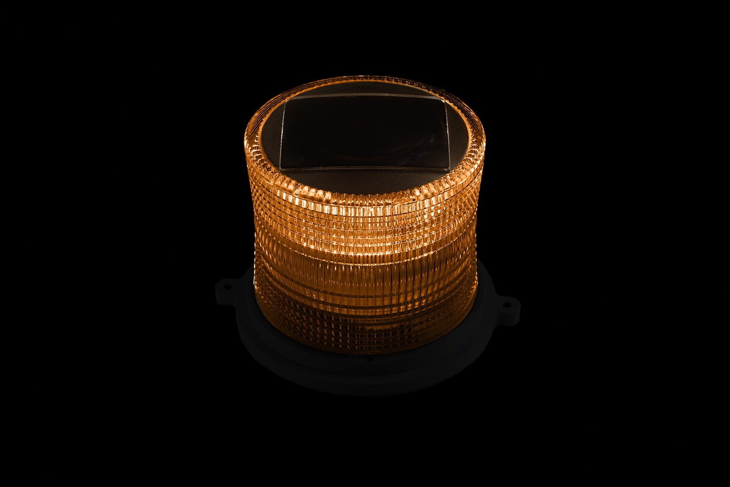 Decorative solar LED beacon for masthead pole. ECO-MAR by Eco-Innov.