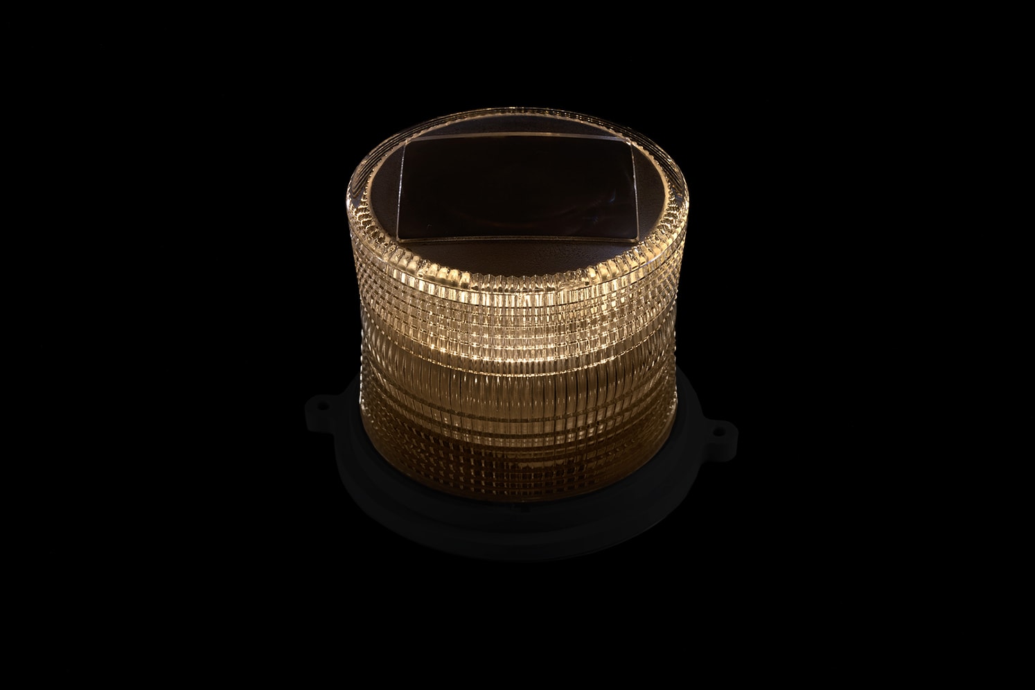 Decorative solar LED beacon for masthead pole. ECO-MAR by Eco-Innov.
